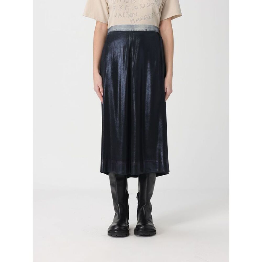 Maison Margiela Women Maison Margiela Silk Blend Midi Skirt